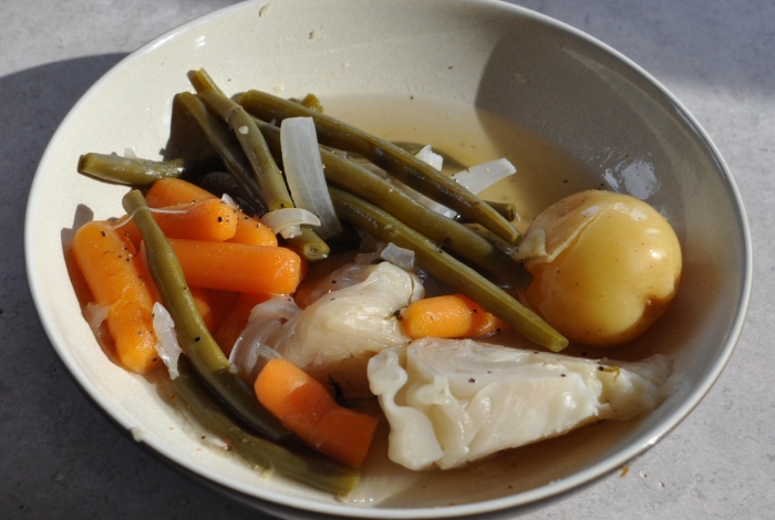 what is boiled dinner made of